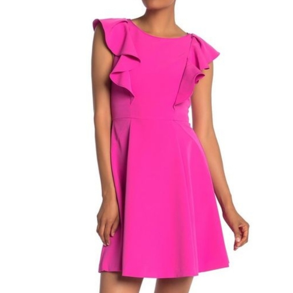 mango wrap back dress